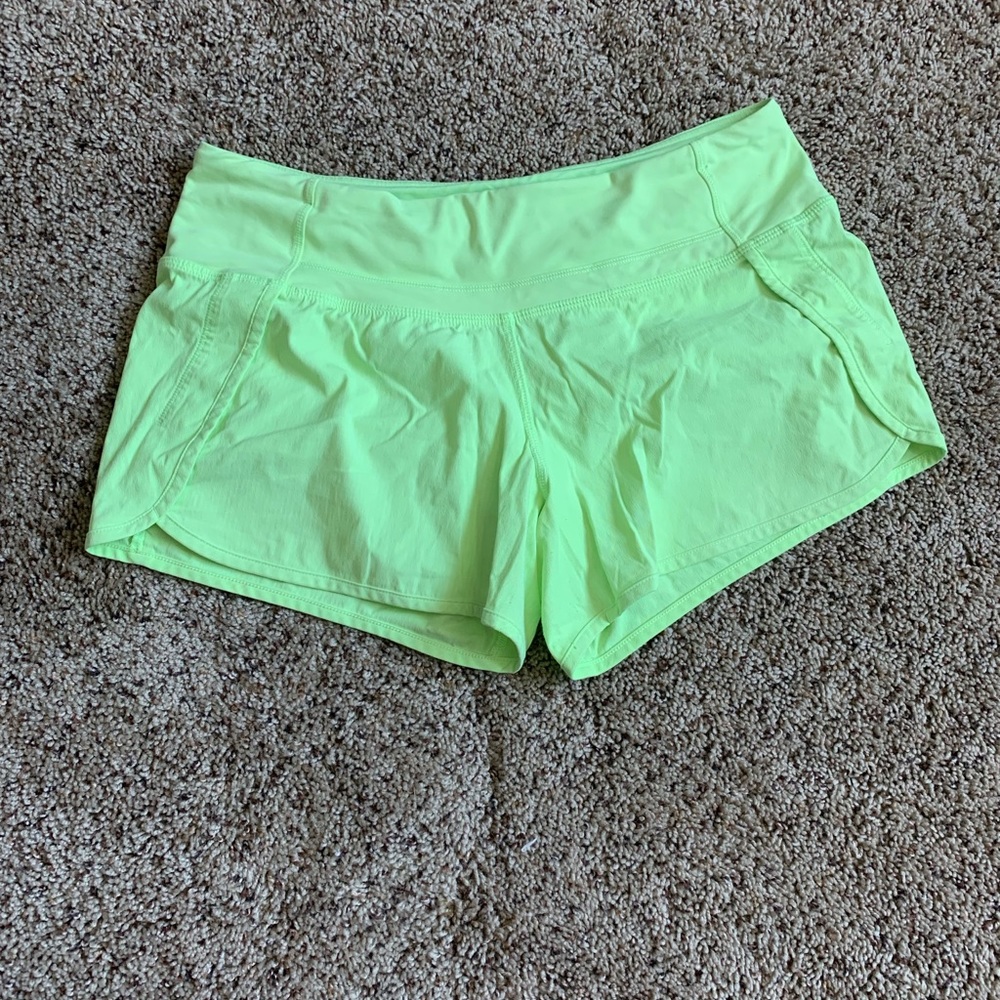 lulu lemon 4” high rise shorts
